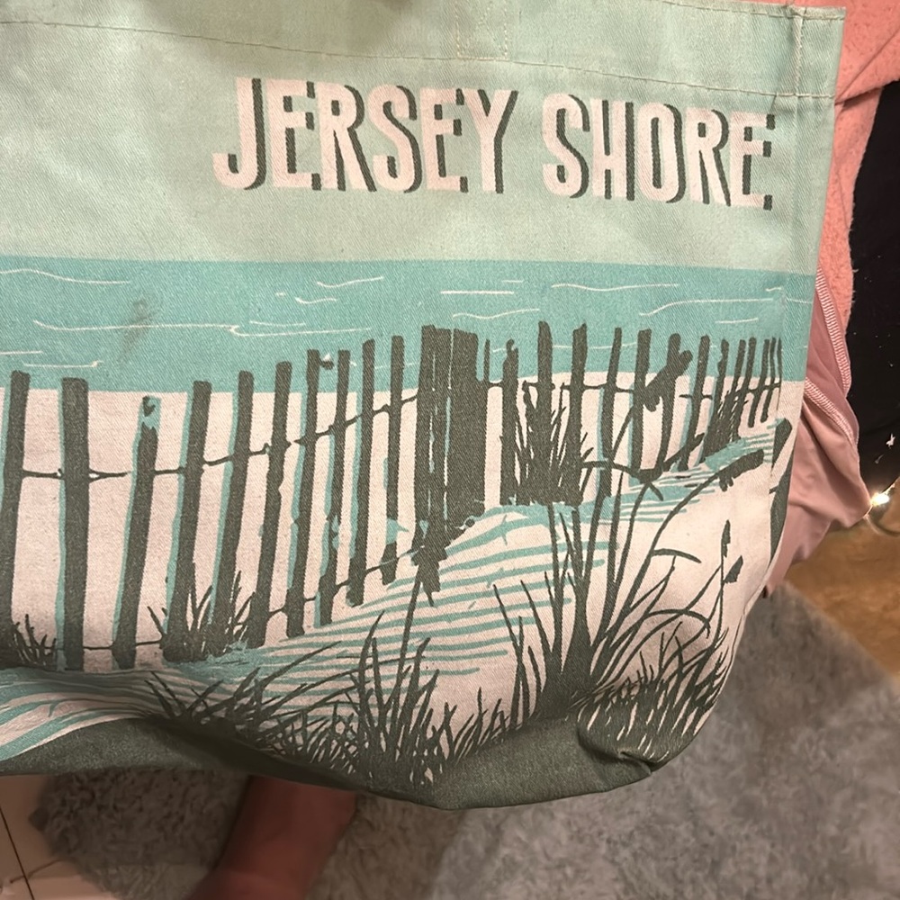 JERSEY SHORE… BLAST FROM PAST!   CLOTH BAG